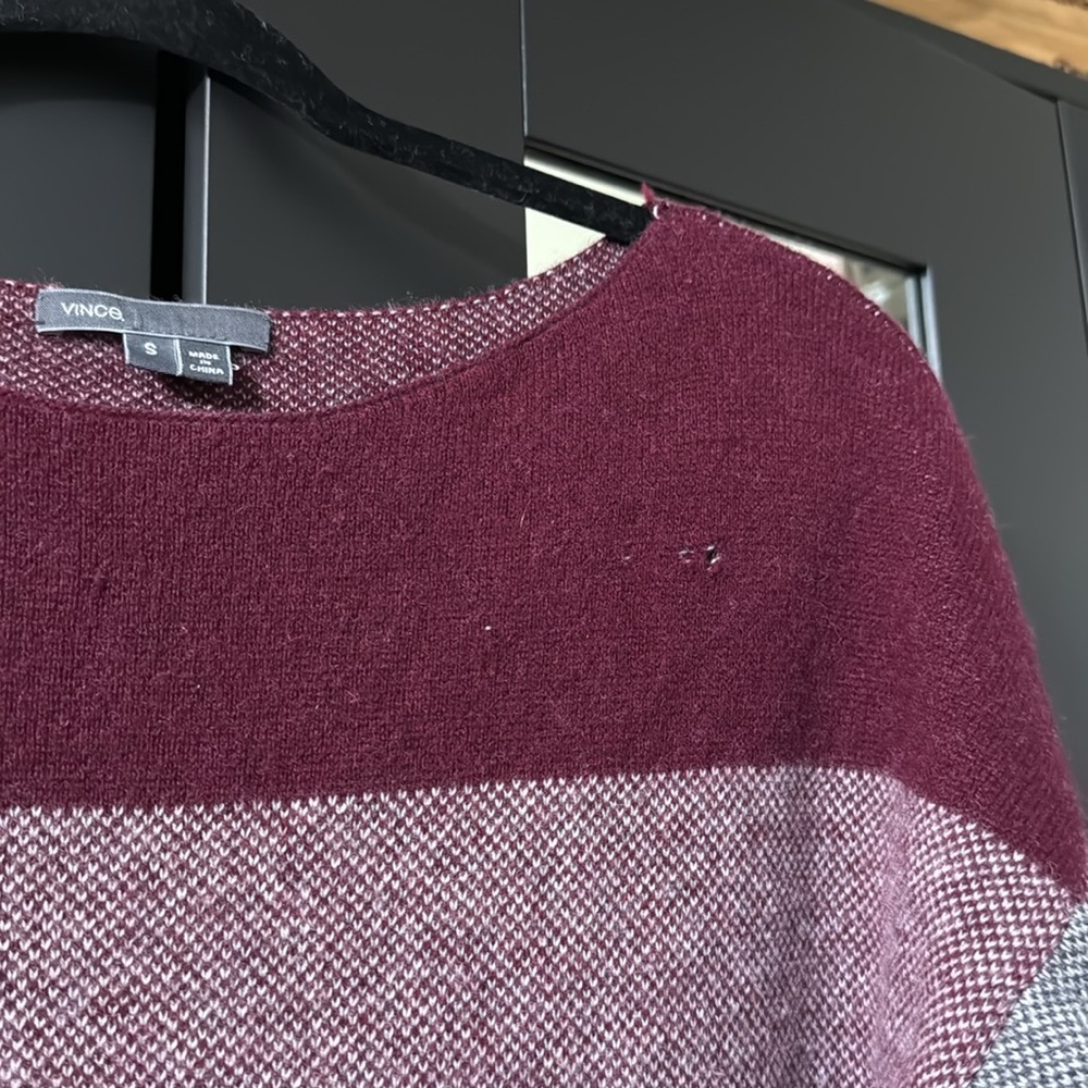 Vince cashmere blend colorblock sweater - Picture 3 of 5